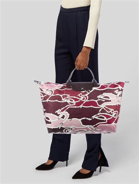 Longchamp Nylon Le Pliage Tote Burgundy Totes Handbags Wl855032