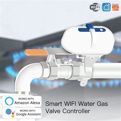 SLS Smart WiFi Zigbee Water Gas Pipeline Auto Shut Off Valve Controller