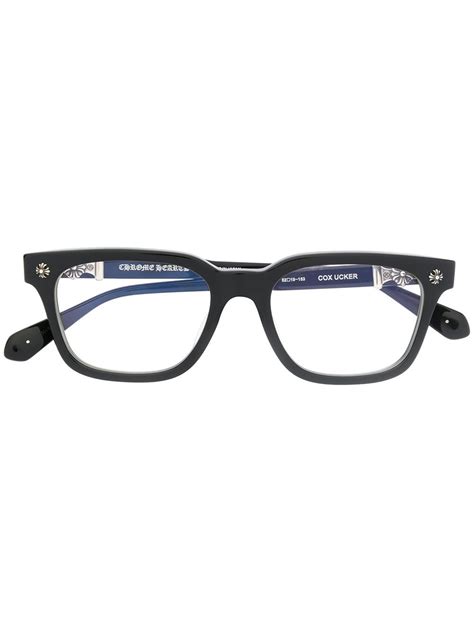 Chrome Hearts Coxucker Square Frame Glasses Farfetch