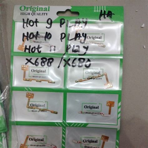 Jual FLX FLEXSIBEL ON OF TOMBOL POWER INFINIX HOT9 PLAY HOT 10 PLAY HOT 11 PLAY X688 X680