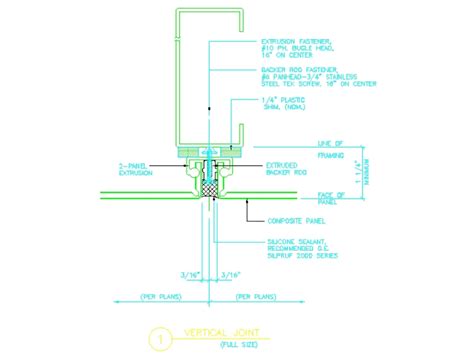 Details alpolic panels in DOC | CAD download (450.31 KB) | Bibliocad