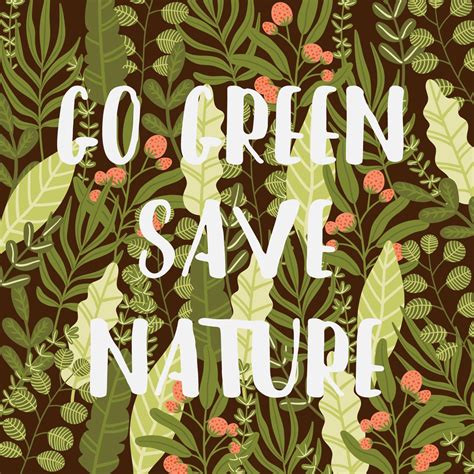 Happy Earth Day Save Nature Vector Eco Illustration For Social Media