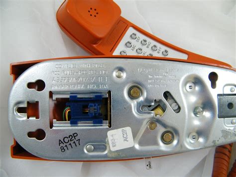 WESTERN ELECTRIC TRIMLINE TELEPHONE BURNT ORANGE A5593M 70237 TE E EBay