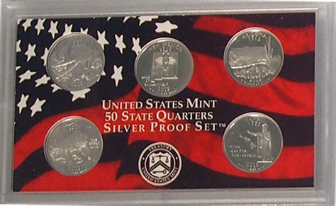 2008 SILVER QUARTER PROOF SET * 5 Coin U.S. Mint Proof Set - $39.99