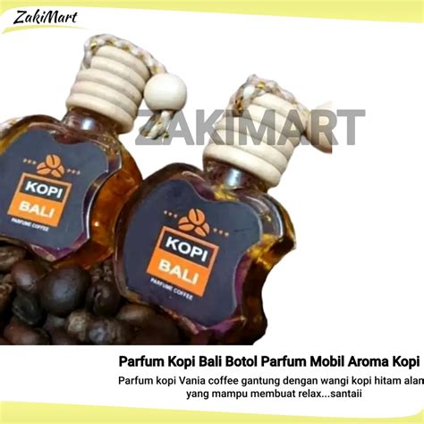 Jual Parfum Kopi Bali Botol Parfum Mobil Aroma Kopi Pengharum Mobil