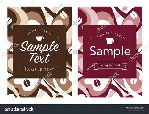 Coffee Design Labels Template Set Stock Vector (Royalty Free ...