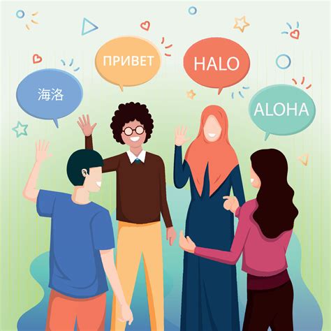 People Speak In Different Languages Vector Art At Vecteezy