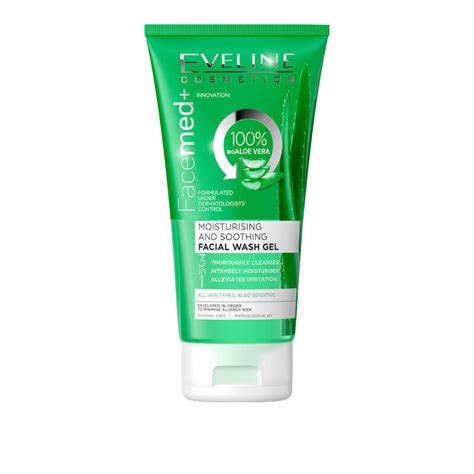 Eveline Facemed Moisturising Aloe Vera Face Wash Gel Ml