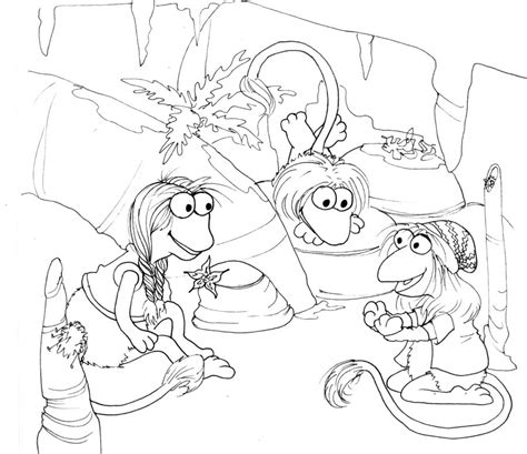 Fraggle Rock Coloring Book Coloring Pages