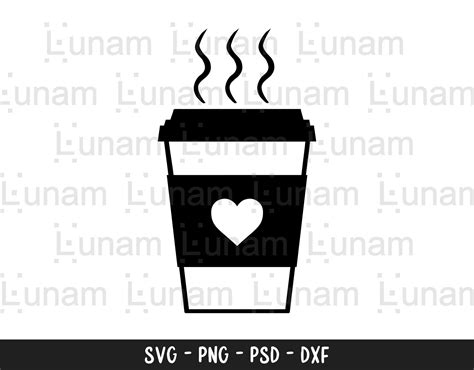 Coffee Svg Coffee Cup Svg Coffee Cup Heart Svg Coffee Cup Etsy