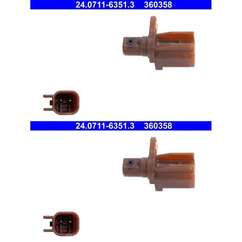 2X ATE ABS SENSOREN HINTEN PASSEND FÜR FORD C MAX FOCUS GRAND KUGA TOURNEO