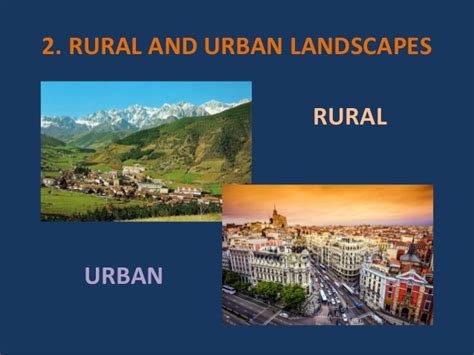 THIRD GRADE - B : RURAL AND URBAN LANDSCAPES