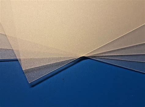 Plastic Sheet Frosted Polypropylene Sand Finish Mm Thick A A A Or