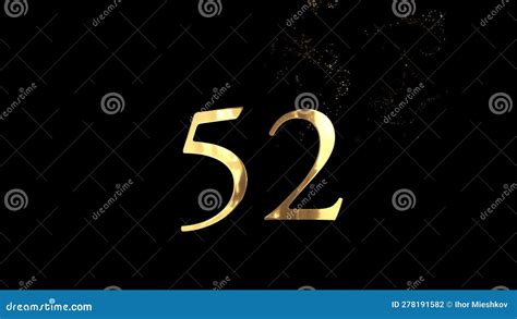 Golden Number From Particles Numbering Fifty Two Golden Numbers