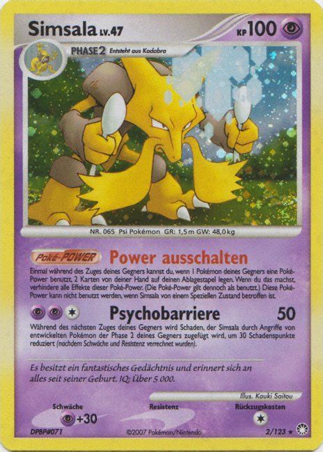 Simsala Wert Bild K Nstler Seltenheit Pokemonkarte De