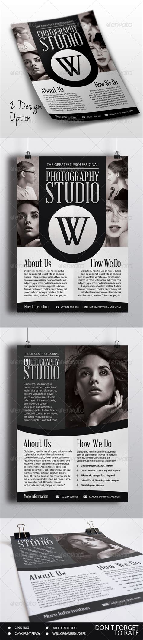 Photography Flyer Commerce Flyers Flyer Design Web Design Print