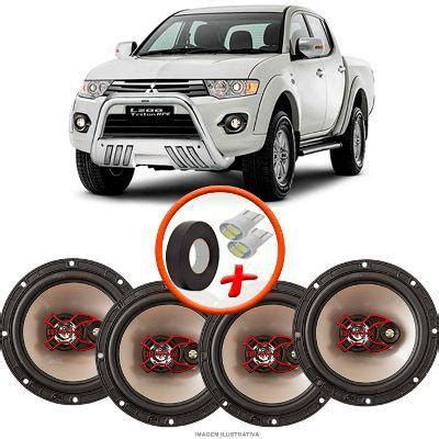 Kit Alto Falante Bravox Mitsubishi L200 Triton 6x6 B3X60X 200W RMS 4