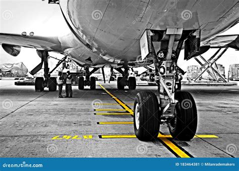 Landing Gear Of Qatar Airbus A350 900 XWB At Singapore Airshow