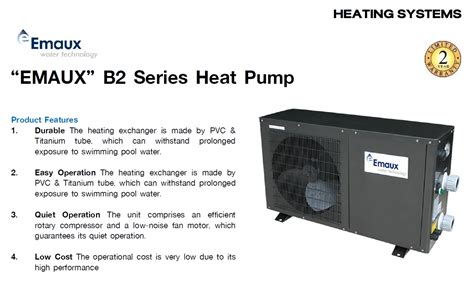 Emaux Heat Pump Hp B W V Hz Btu