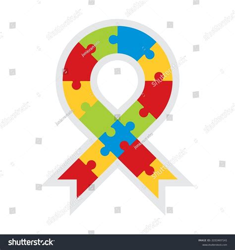 Autism Symbol Icon Puzzle Stock Vector (Royalty Free) 2222407141 ...
