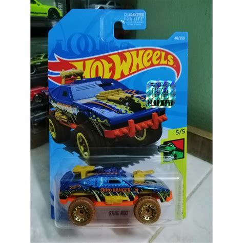 Hot Wheels 2019 Factory Sealed 40 250 Dino Riders Sting Rod Treasure Hunt Shopee Malaysia