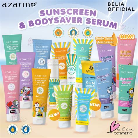 Jual BELIA AZARINE Aqua Essence Sun Shield Serum SPF 50 PA