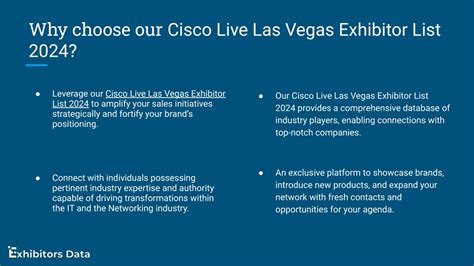 Ppt Cisco Live Las Vegas Exhibitor List 2024 Powerpoint Presentation Id 13289258