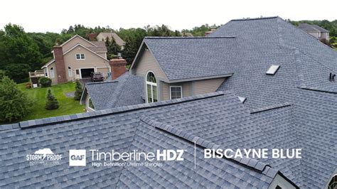 Bold And Beautiful Gaf Timberline Hdz Shingles Biscayne Blue