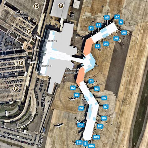 Richmond Airport Map | RIC Terminal Guide