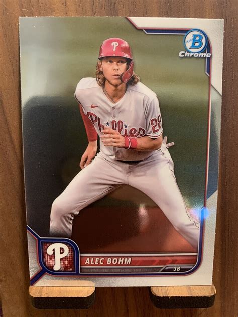 Alec Bohm Bowman Chrome Ebay