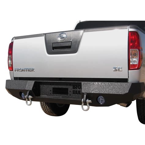 Iron Bull Bumpers® 39 - Full Width Black Rear HD Bumper W/O Hitch Receiver