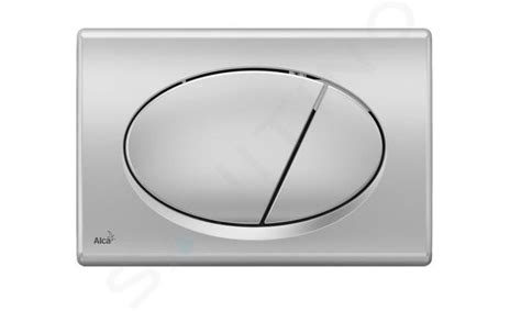 Alcadrain Basic - Flächenbündiger Bedienknopf, Chrom matt M72 | Sanitino.de