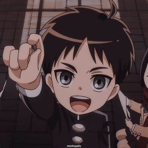 𝘤𝘩𝘪𝘣𝘪 𝙚𝙧𝙚𝙣 In 2021 Anime Eren Jaeger Anime Child