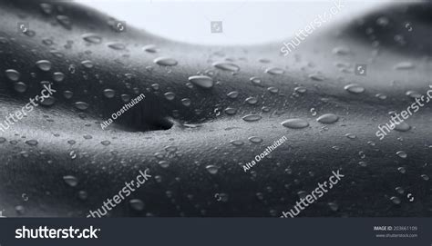 Bodyscape Nude Woman Wet Stomach Back Stock Photo Shutterstock