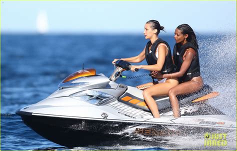 Bella Hadid Wears White Lace Bikini For Jetskiing In Cannes Photo