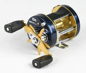 A Spinning Fishing Reel On A White Background