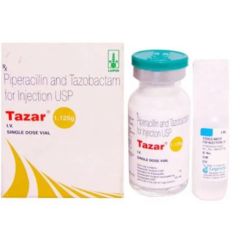 Tazar And Tazobactam Injection IP at Rs 314.75/vial | Nandanvan ...