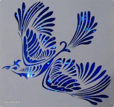 птицы | Страна Мастеров | Paper art sculpture, Straw art, Pattern art