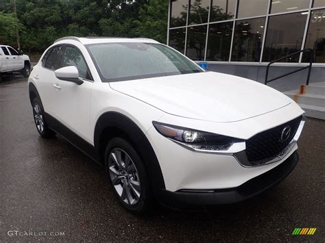 Snowflake White Pearl Mica 2022 Mazda Cx 30 S Premium Awd Exterior