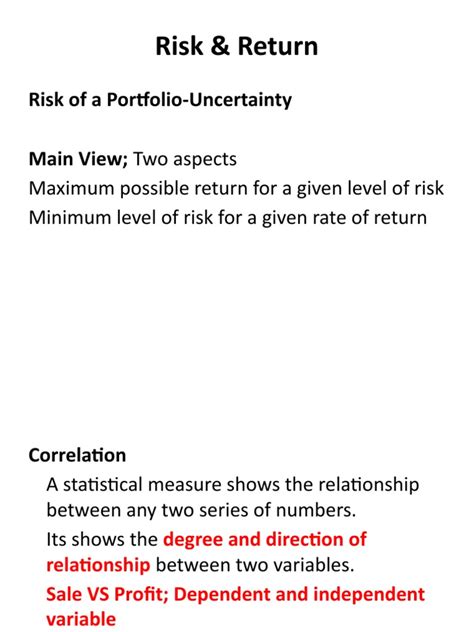 IM 02 (Risk Return) 1 | PDF | Financial Risk | Beta (Finance) 