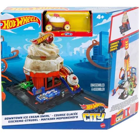 Hot Wheels City Pista De Coches Con Lanzador Surtido Armable Meses sin interés