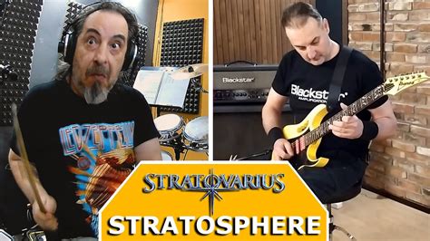 Drum And Guitar Cover Stratovarius Stratosphere Guitars Giannis