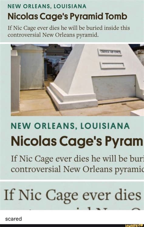 NEW ORLEANS, lOUISIANA Nicolas Cage's Pyramid Tomb If Nic Cage ever ...