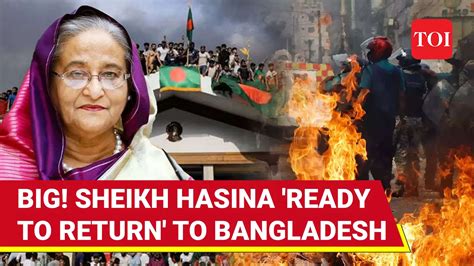 Sheikh Hasina S Son Reveals Ousted Pm S Potential Return Amid Democracy