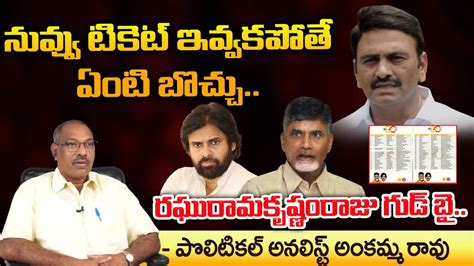 Mp Raghu Rama Krishnam Raju Sensational Comments On Opposition Redtv