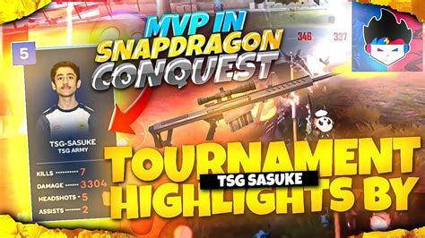 OP TOURNAMENT HIGHLIGHTS BY TSG SASUKE BEST RUSHER SNIPER