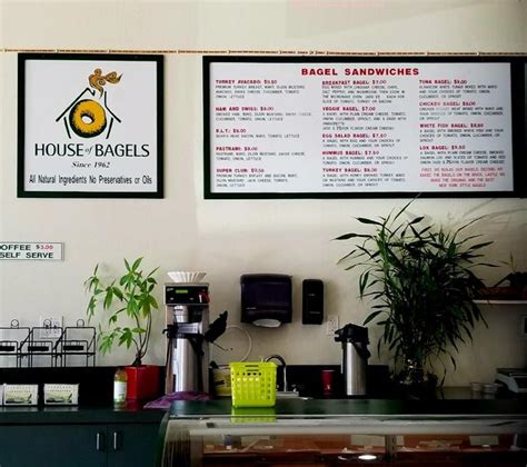 Online Menu of House of Bagels Restaurant, Oakland, California, 94611 ...