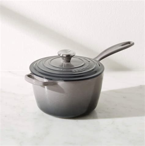 Le Creuset Le Creuset Signature Saucepan Qt Oyster Duluth Kitchen Co