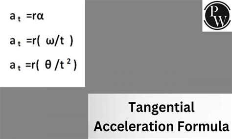 Tangential Acceleration Formula Definition Solved Examples