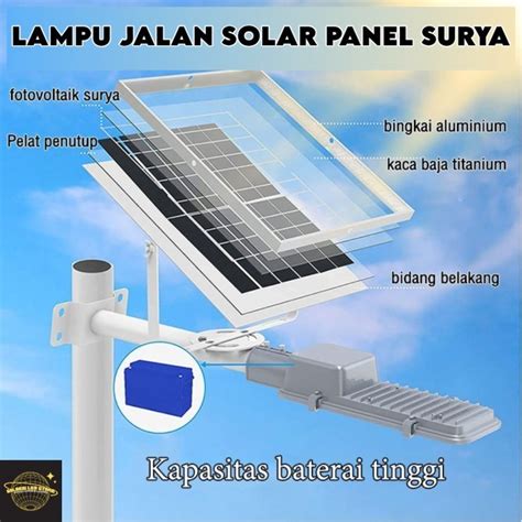 Jual Lampu Jalan Solar Panel Surya Lampu Outdoor Lampu Tenaga Surya